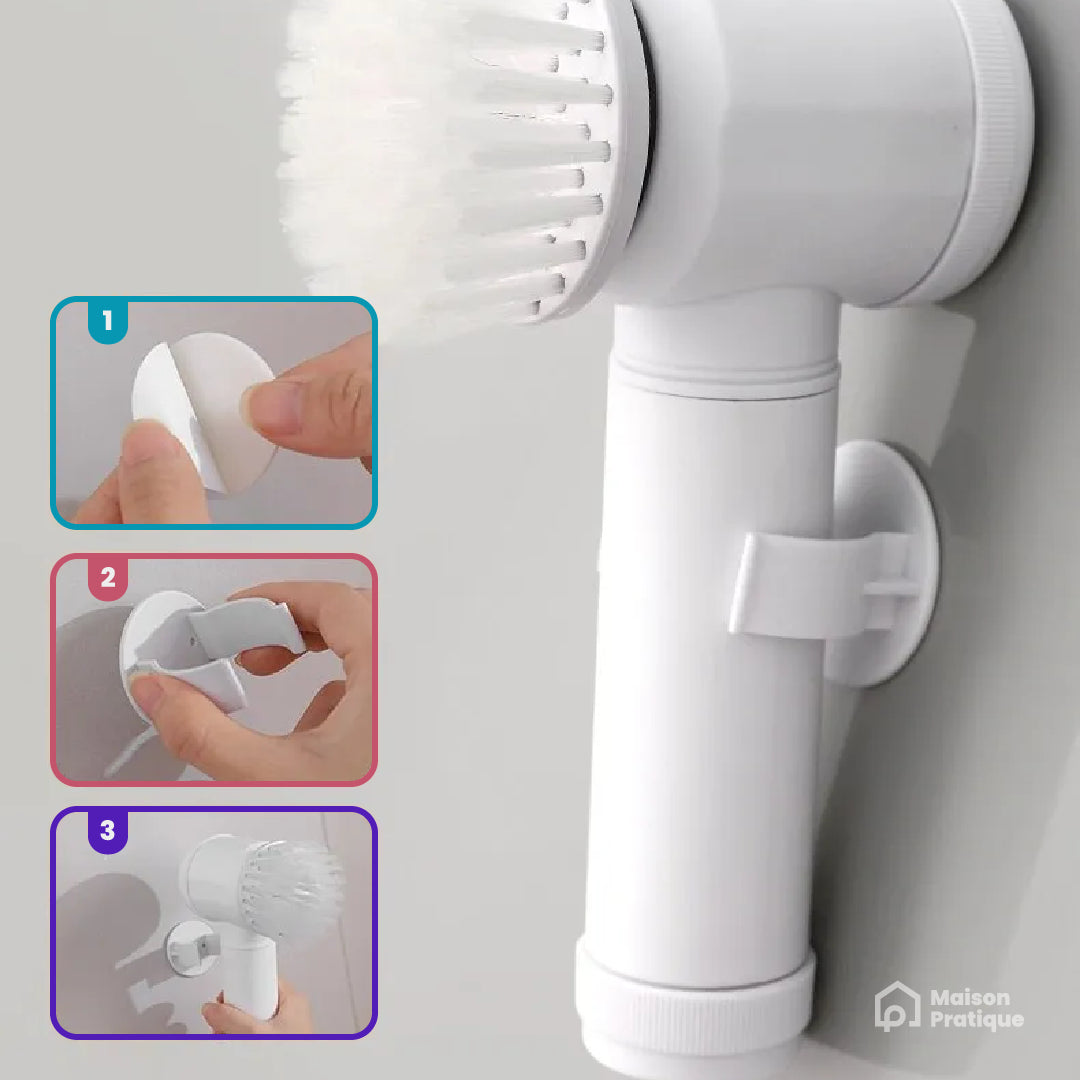 Brosse Électrique Polyvalente | Nettoyage Complet de votre Maison