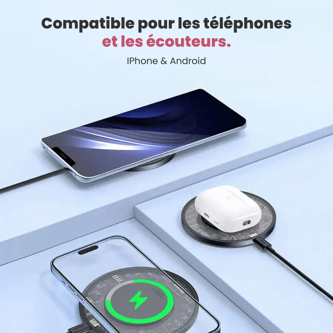 Chargeur sans fil | Apple, Android et Airpods