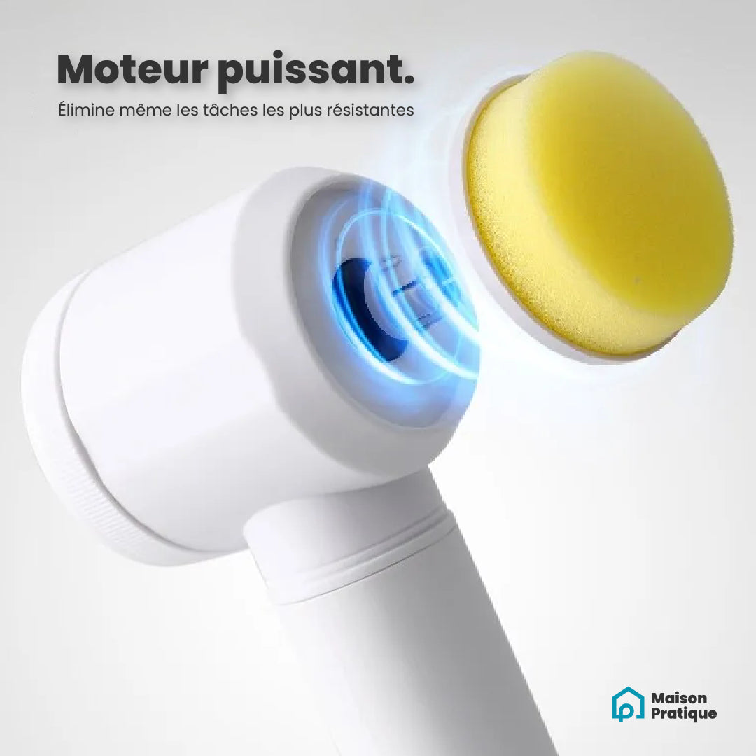 Brosse Électrique Polyvalente | Nettoyage Complet de votre Maison