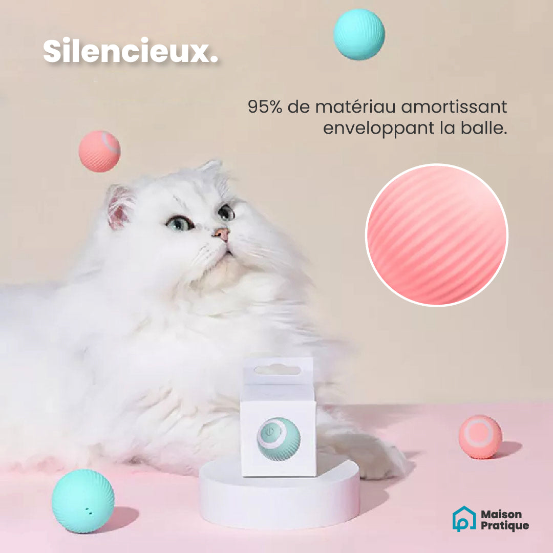 Balle interactive pour chat | Jouet divertissant